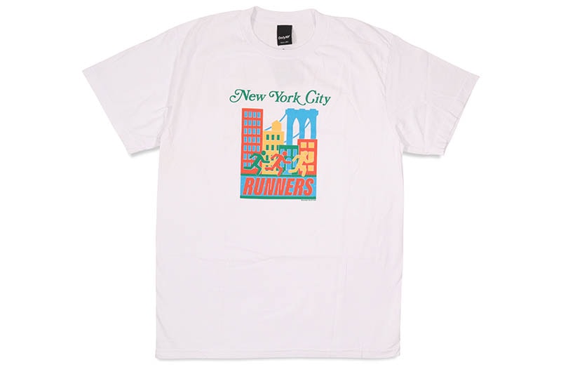 ONLY NY NYC RUNNERS T-SHIRT (WHITE) | Brand,M-R,ONLY NY / Stanton 