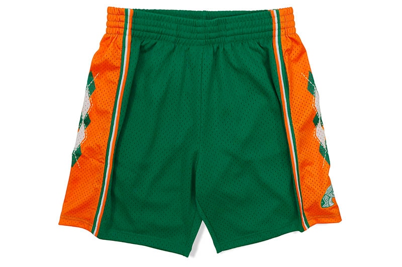 MITCHELL & NESS SWINGMAN SHORTS (FLORIDA A&M UNIVERSITY/1997:GREEN) SMSH5302
