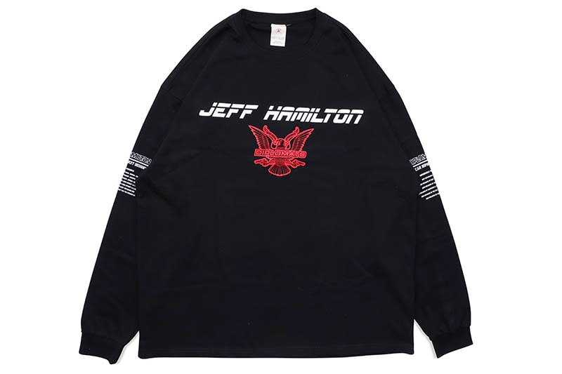 DIPLOMATS EMPIRE x JEFF HAMILTON SPECIAL COLLABORATION CREWNECK SWEATER (BLACK)