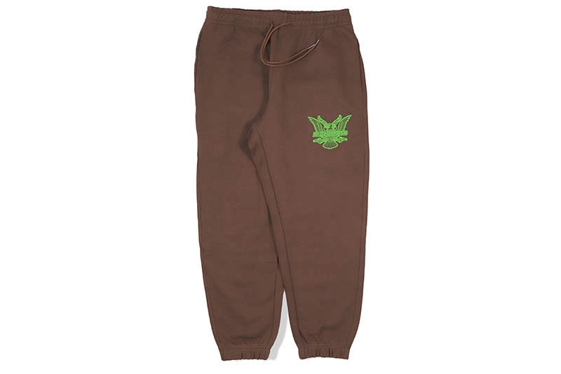 DIPLOMATS EMPIRE x JEFF HAMILTON SPECIAL COLLABORATION SWEATPANTS (BROWN)