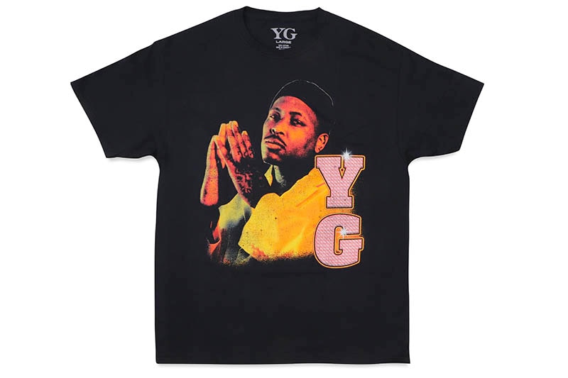 YG YOUNG GANGSTER GRAPHIC S/S T-SHIRT (BLACK)