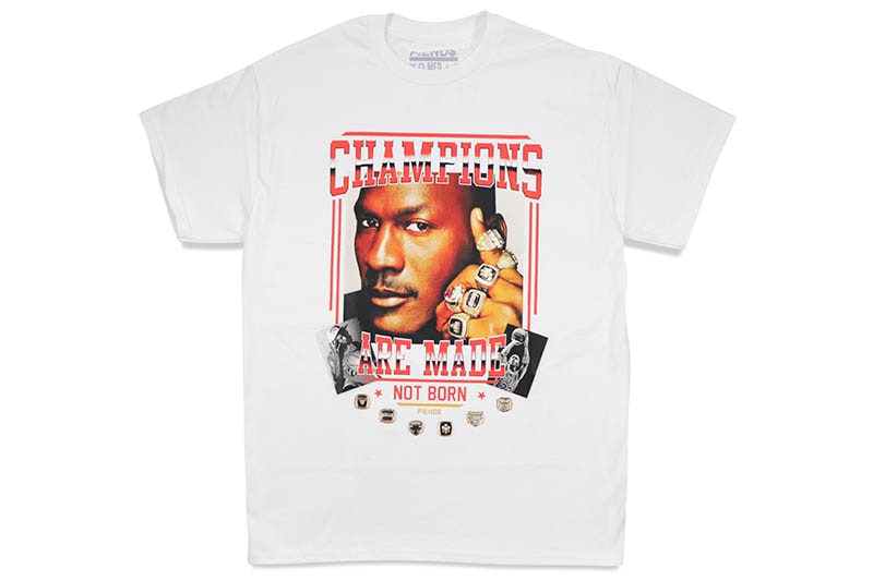FIENDS MICHAEL JORDAN 6 RINGS T-SHIRT (MJ006:WHITE)