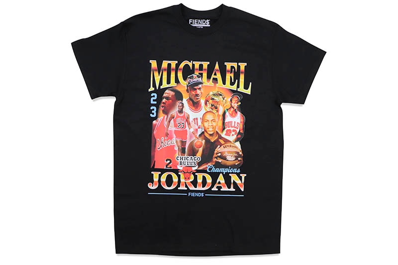 FIENDS MICHAEL CHAMPIONS T-SHIRT (MJ005:BLACK)