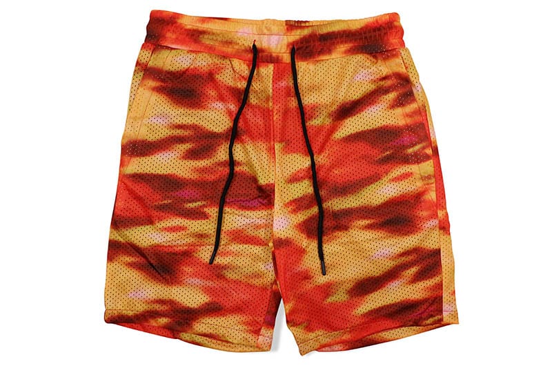 ORIGINAL FABLES HAZEY MESH SHORTS (S336:ORANGE HAZE)