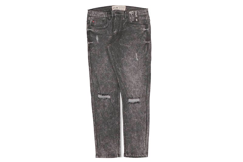 SPARK RIPPED JEANS (B1913/S11210:ICE BLACK)