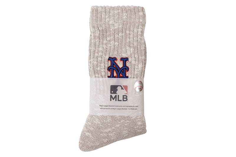 MLB x ROSTER SOX NEW YORK METS SOCKS (GREY) MLB-128