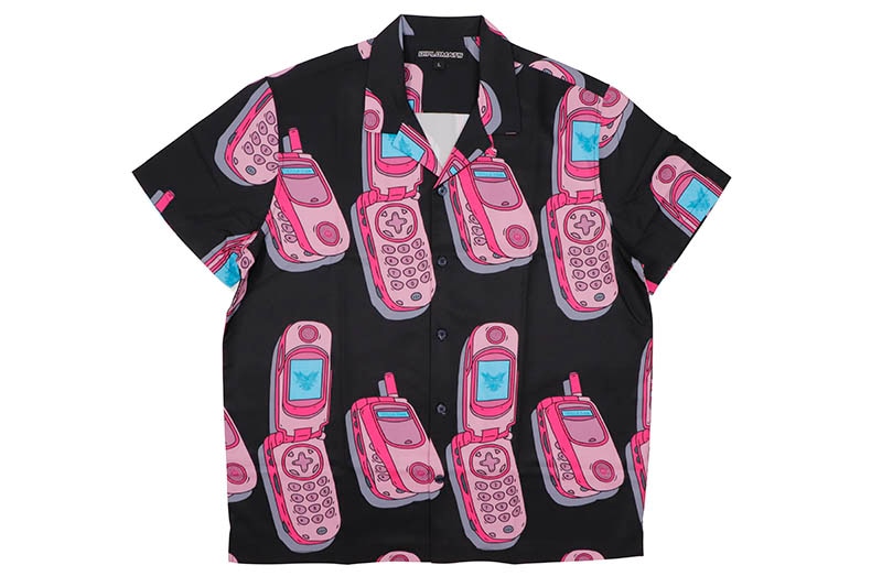 DIPLOMATS EMPIRE PINK PHONE SS SHIRT (BLACK)