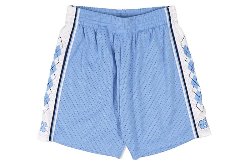MITCHELL & NESS SWINGMAN SHORTS (UNIVERSITY OF NORTH CAROLINA/2008:LT. BLUE) SMSH5363