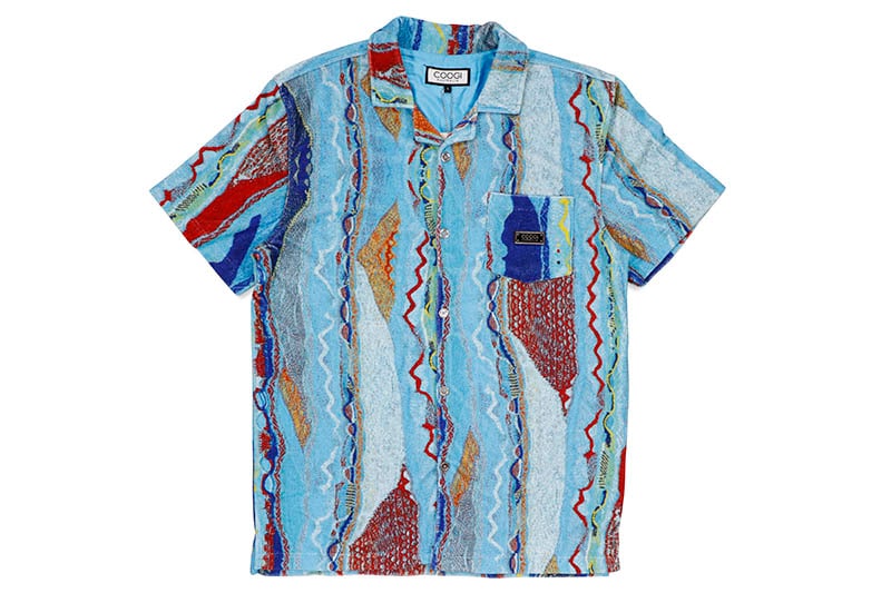 COOGI OCEANPORT TERRY SHORT SLEEVED SHIRT (CG-KT-019:MULTI BRIGHTS)