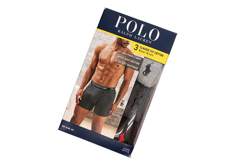 POLO RALPH LAUREN CLASSIC FIT COTTON BOXER BRIEF 3-PACK (NCBBP3-90D)