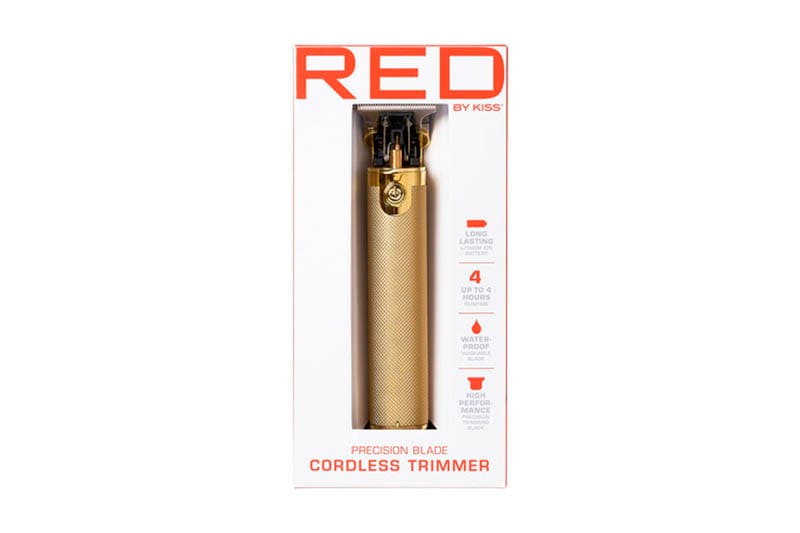 RED BY KISS PRECISION BLADE CORDLESS TRIMMER (GOLD) CT11
