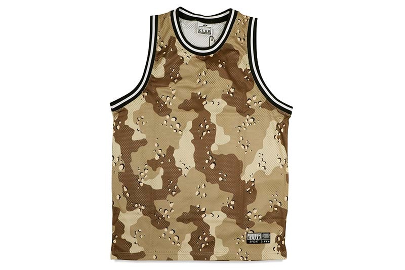 PRO CLUB CLASSIC CAMO BASKETBALL JERSEY (SAND CAMO) 11PC0203