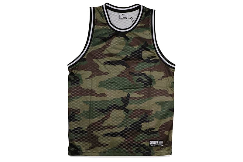 PRO CLUB CLASSIC CAMO BASKETBALL JERSEY (GREEN CAMO) 11PC0203