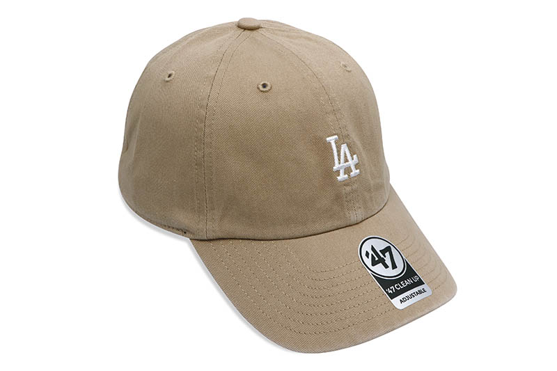'47 LOS ANGELES DODGERS '47 BASE RUNNER CLEAN UP CAP (KHAKI)