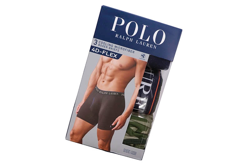 POLO RALPH LAUREN 4D-FLEX COOLING MICROFIBER BOXER BRIEF 3-PACK (LBBBP3-SPA2)