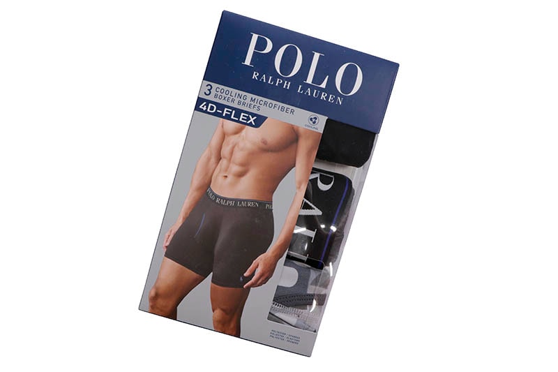 POLO RALPH LAUREN 4D-FLEX COOLING MICROFIBER BOXER BRIEF 3-PACK (LBBBP3-SPA1)