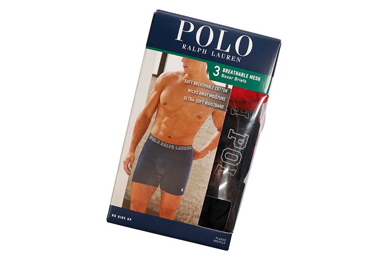 POLO RALPH LAUREN BREATHABLE MESH BOXER BRIEF 3-PACK (NMBBP3-SPA2)