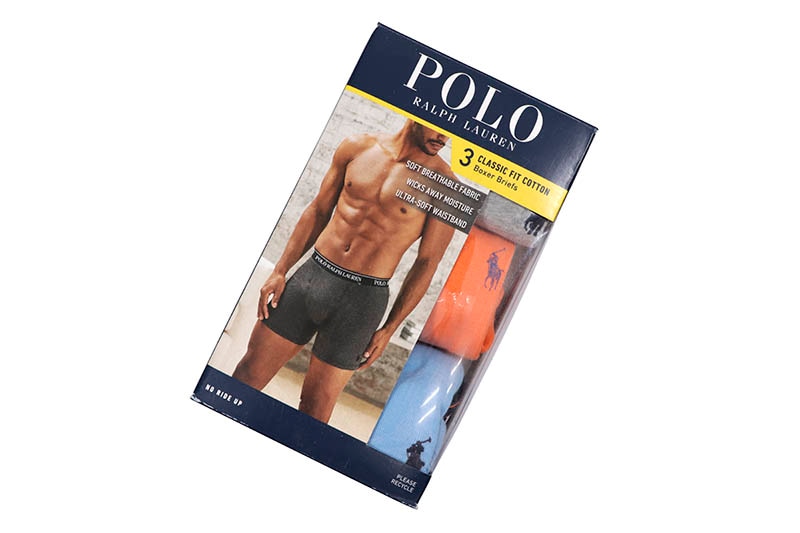 POLO RALPH LAUREN CLASSIC FIT COTTON BOXER BRIEF 3-PACK (NCBBP3-SPA5)