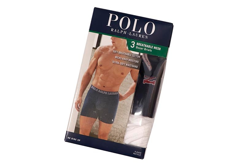 POLO RALPH LAUREN BREATHABLE MESH BOXER BRIEF 3-PACK (NMBBP3-2ML)