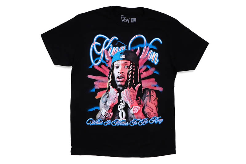 KING VON WHAT IT MEANS TO BE KING T-SHIRT (BLACK)