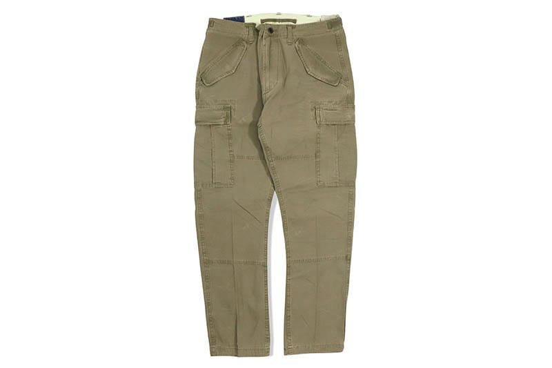 POLO RALPH LAUREN SLIM FIT CANVAS CARGO PANT (710877831002:OUTDOORS OLIVE)