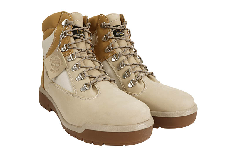 TIMBERLAND 6-INCH WATERPROOF FIELD BOOTS (TB0A2JFC269:LIGHT BEIGE NUBUCK)