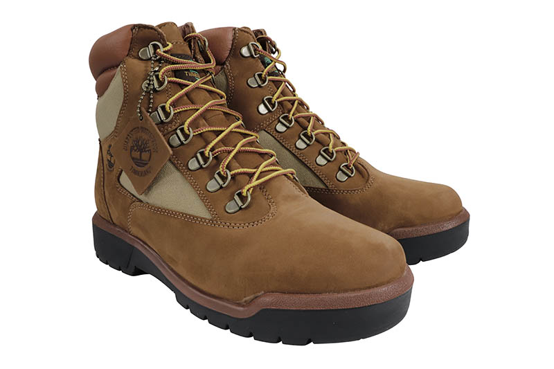 TIMBERLAND 6-INCH WATERPROOF FIELD BOOTS (TB0A18BF715:MIDIUM BROWN NUBUCK)