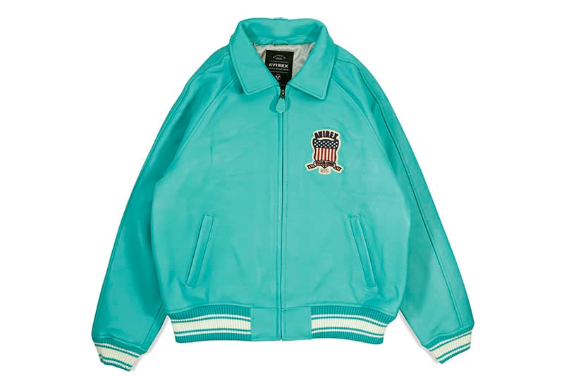 AVIREX ICON JACKET (AVF20BO01-440:TURQUOISE)