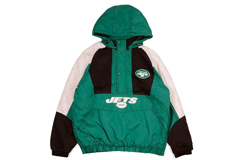 STARTER NEW YORK JETS PADDED ANORAK JACKET (LS200166-JET:GREEN)