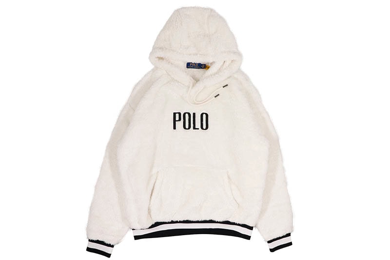 POLO RALPH LAUREN POLAR FLEECE PULLOVER TOP (710920251001:CREAM)