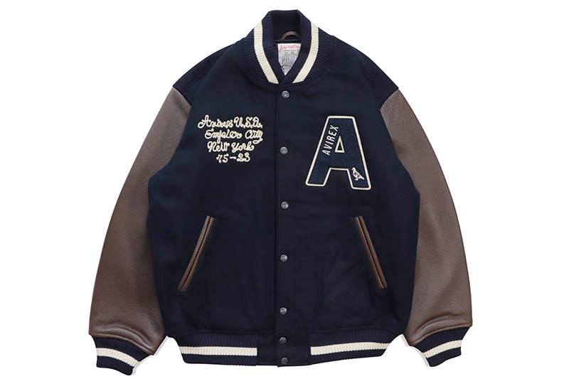 AVIREX NYC STADIUM JACKET (120:NAVY) 783-3252047