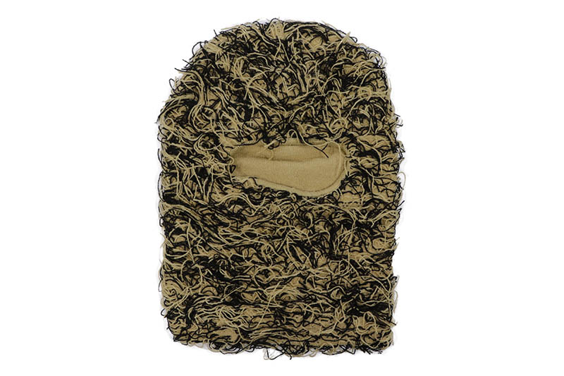 HYKEウール100% ブラウン バラクラバ WOOL BALACLAVA | HYKE