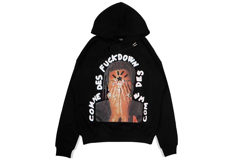 COMME DES FUCKDOWN HOODIE (762324022:BLACK)