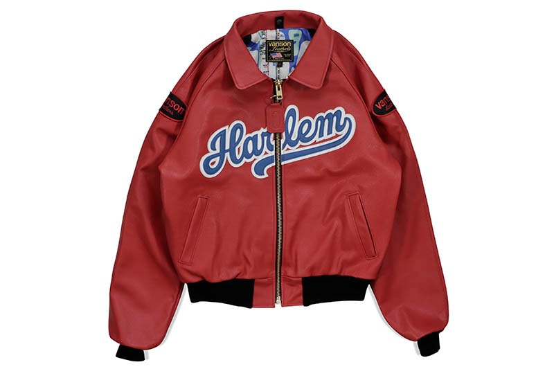 VANSON HARLEM BOMBER JACKET (TJC:DRED)