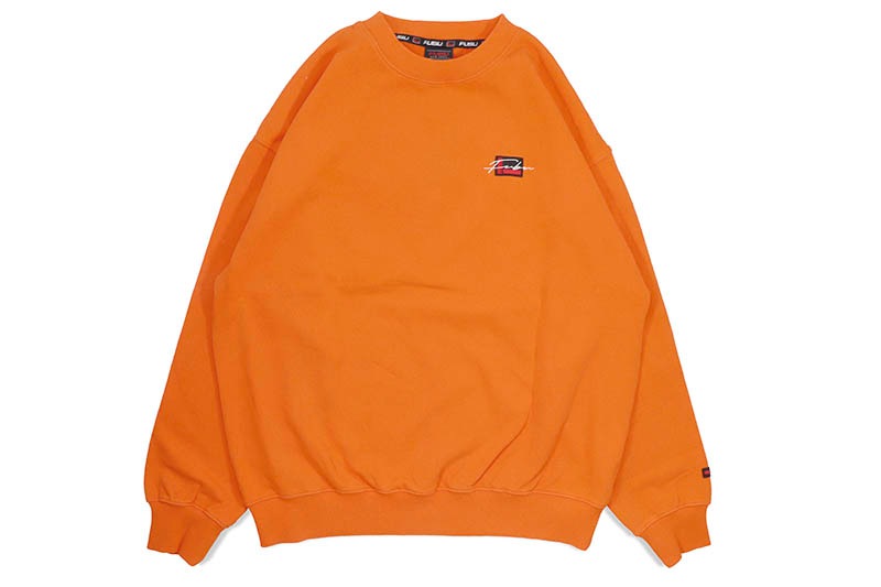 FUBU WAPPEN SWEAT (FAM-41718:ORANGE)