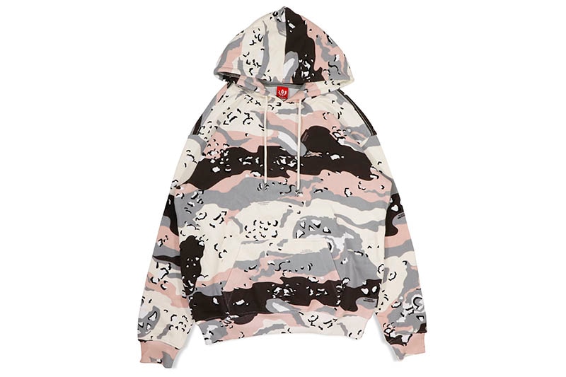 ICECREAM DESSERT CAMO HOODIE (431-9306:WHISPER WHITE)
