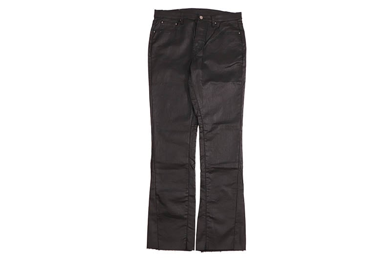 mnml B447 WAXED FLARE DENIM (D510:WAX BLACK) | Brand,M-R,mnml