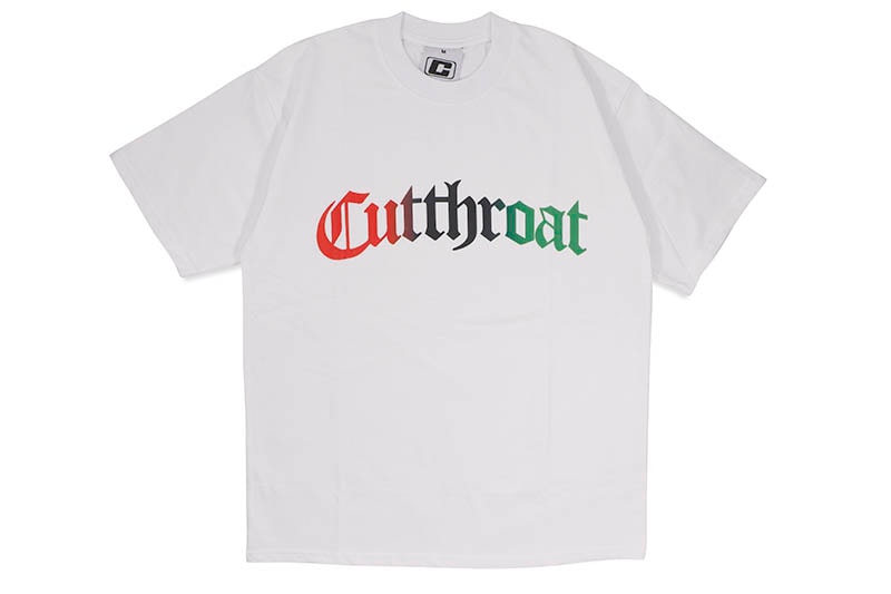 CUTTHROAT LOGO TEE (WHITE)
