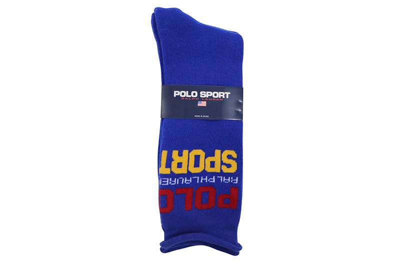 POLO SPORT CLASSIC LOGO SOCKS (889418:ROYAL)