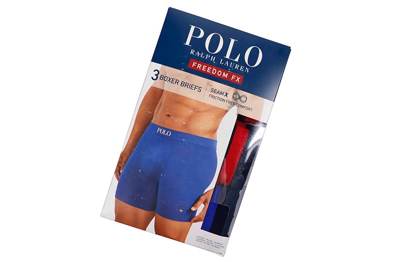 POLO RALPH LAUREN FREEDOM FX SEEM X FRICTION FREE COMFORT BOXER BRIEF 3-PACK (LLBBP3-RP06)