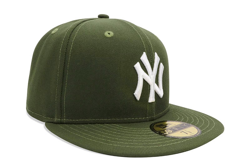 NEW ERA NEW YORK YANKEES 59FIFTY FITTED CAP (RIFLE GREEN/WHITE) 13562235