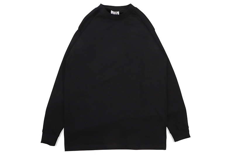 everyone ロンT PRO CLUB HEAVYWEIGHT COTTON LONG SLEEVE CREW NECK T-SHIRT (BLACK
