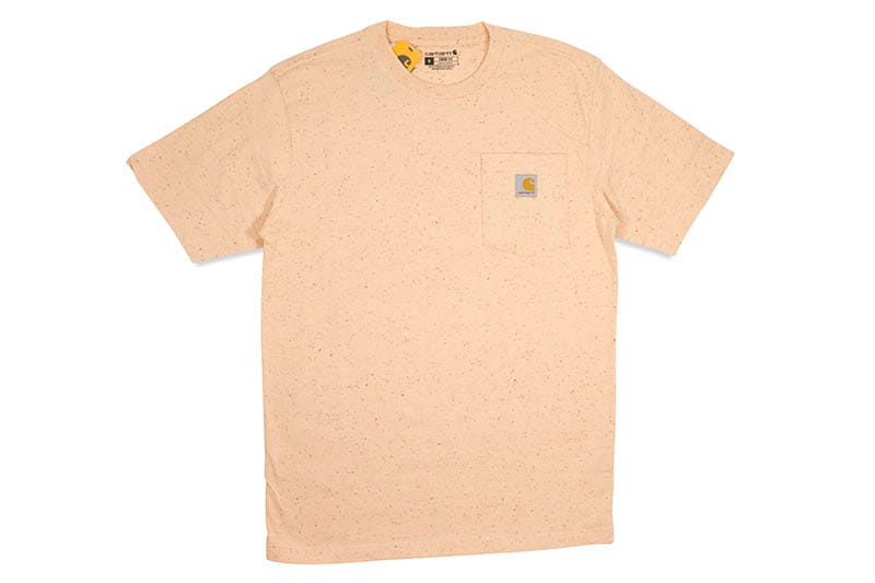 Carhartt LOOSE FIT HEAVYWEIGHT SHORT-SLEEVE POCKET T-SHIRT (K87-Q60:PALE APRICOT NEP)