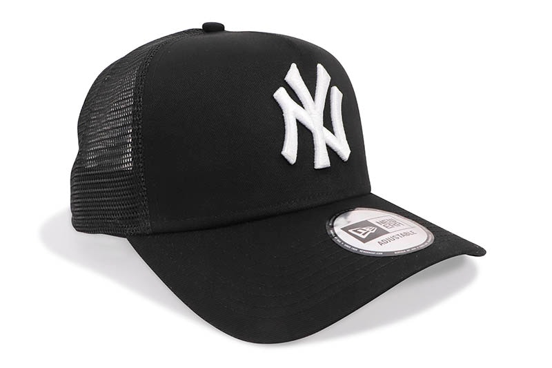 NEW ERA NEW YORK YANKEES 9FORTY A-FRAME TRUCKER CAP (BLACK) 14524993