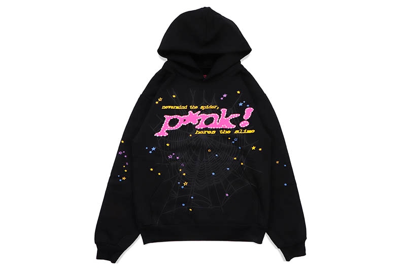 トップス Sp5der p!nk hoodie SP5DER P☆NK HOODIE (BLACK PINK) | すべての商品 | GROWAROUND