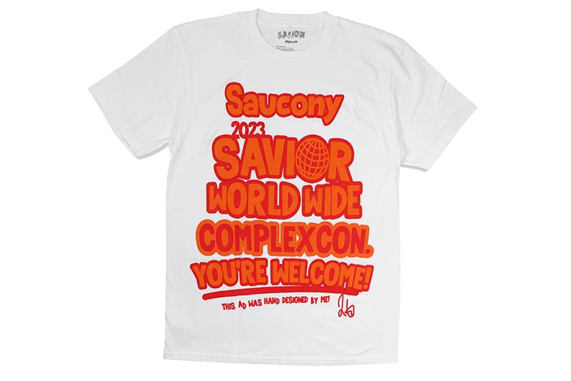 JAETIPS SAUCONY COMPLEX CON SAVIOR TEE (WHITE)