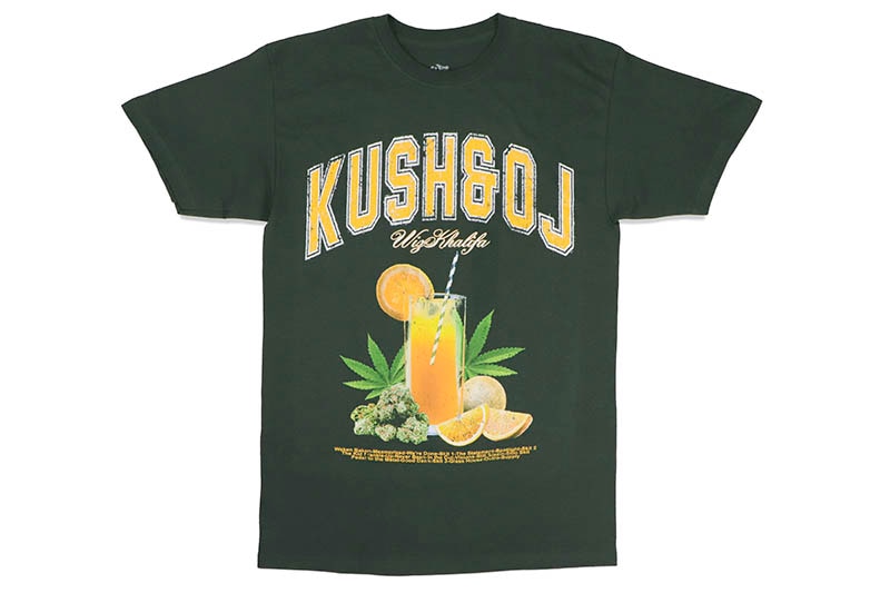 WIZ KHALIFA KUSH & OJ T-SHIRT (GREEN)