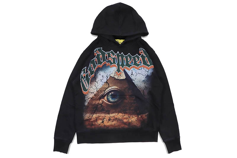 値下げ可能GOD SPEED Gods Eye Pyramid Hoodie 値下げ可能GOD SPEED Gods Eye Pyramid Hoodie
