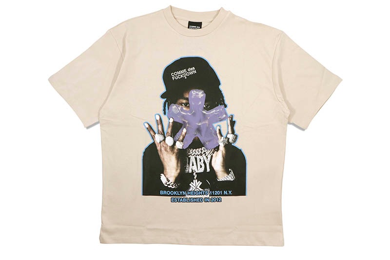 グースバンプ ティシャツ COMME DES FUCKDOWN T-SHIRT (762422025:BEIGE) | Brand,A-F