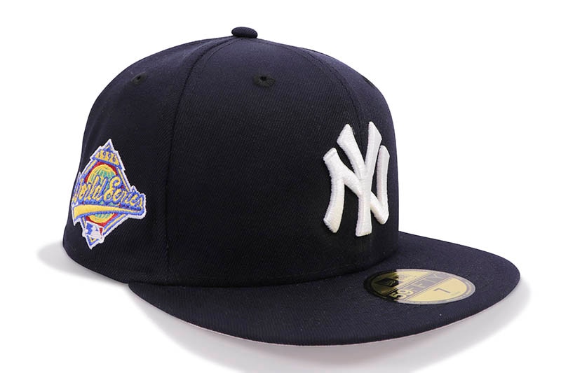 NEW ERA NEW YORK YANKEES 59FIFTY FITTED CAP (1996 WORLD SERIES SIDE PATCH/GREY UNDER VISOR/NAVY)